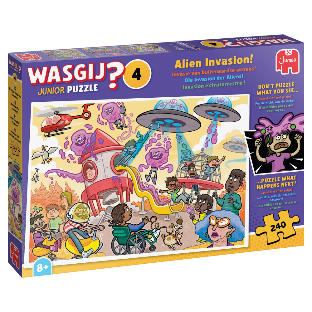 Wasgij? Junior #4 - Alien Invasion! 240 Brikker
