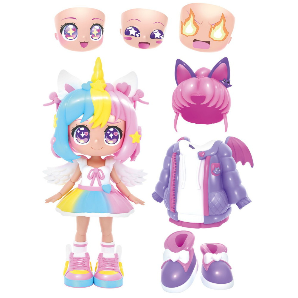 Animakii Unicorn + Bat 1 Dukke