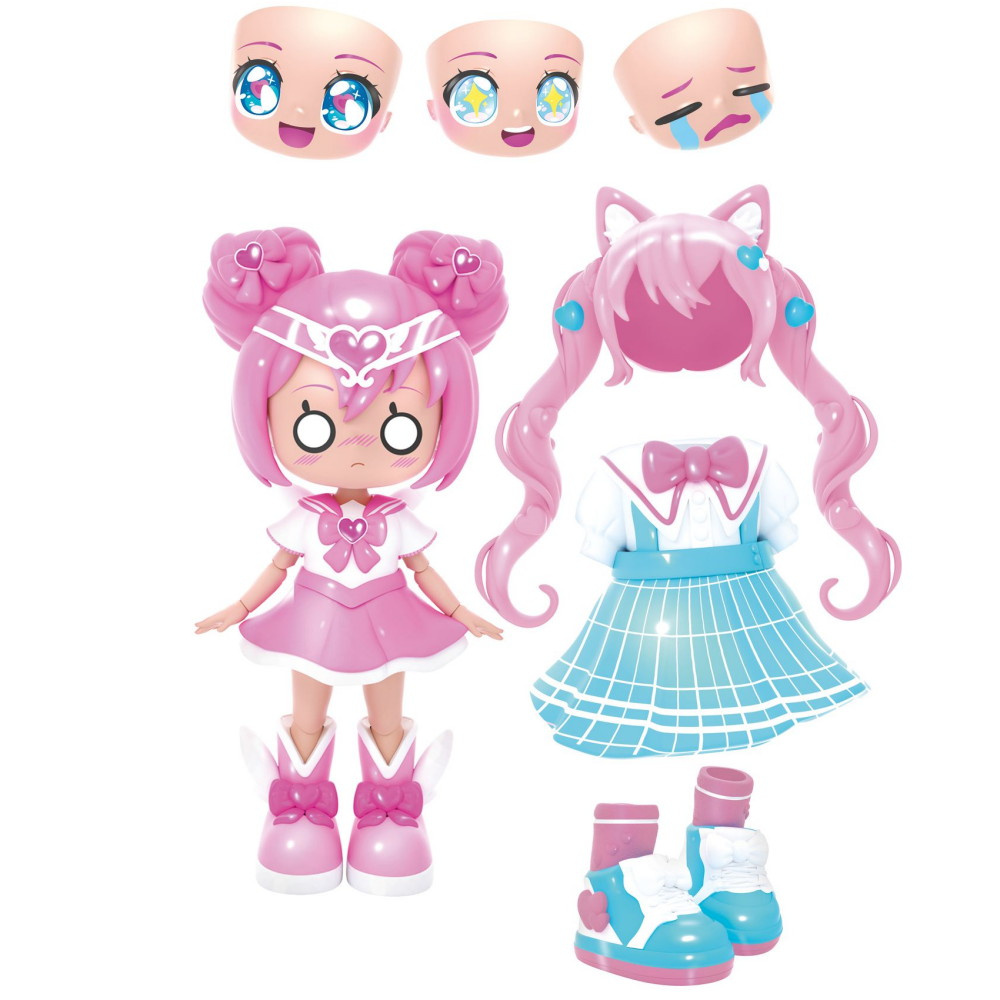 Animakii School Girl + Magical Girl 1 Dukke