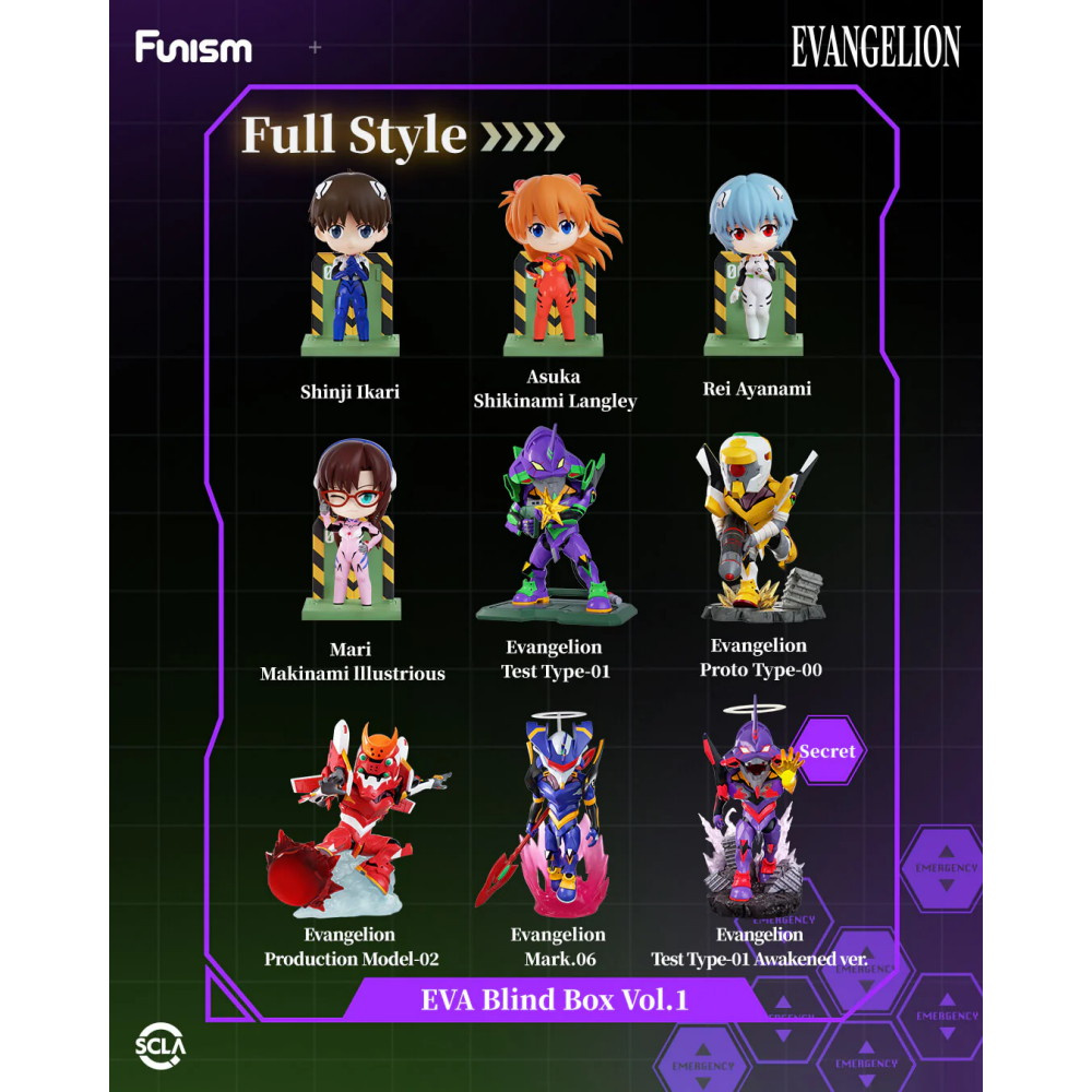 Evangelion Series Figures Vol.1