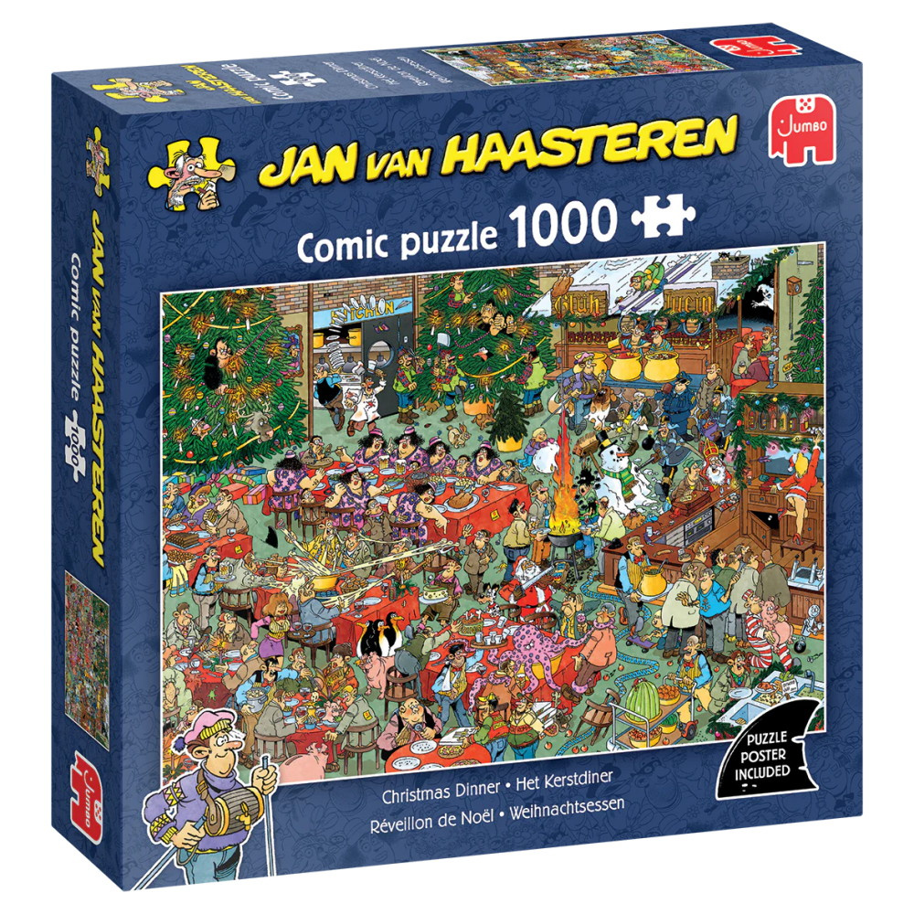 Jan van Haasteren - Christmas Dinner 1000 Brikker
