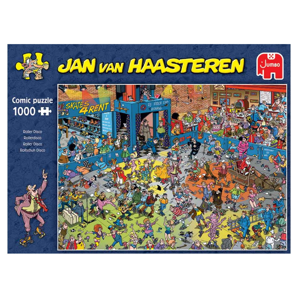Jan van Haasteren - Roller Disco 1000 Brikker