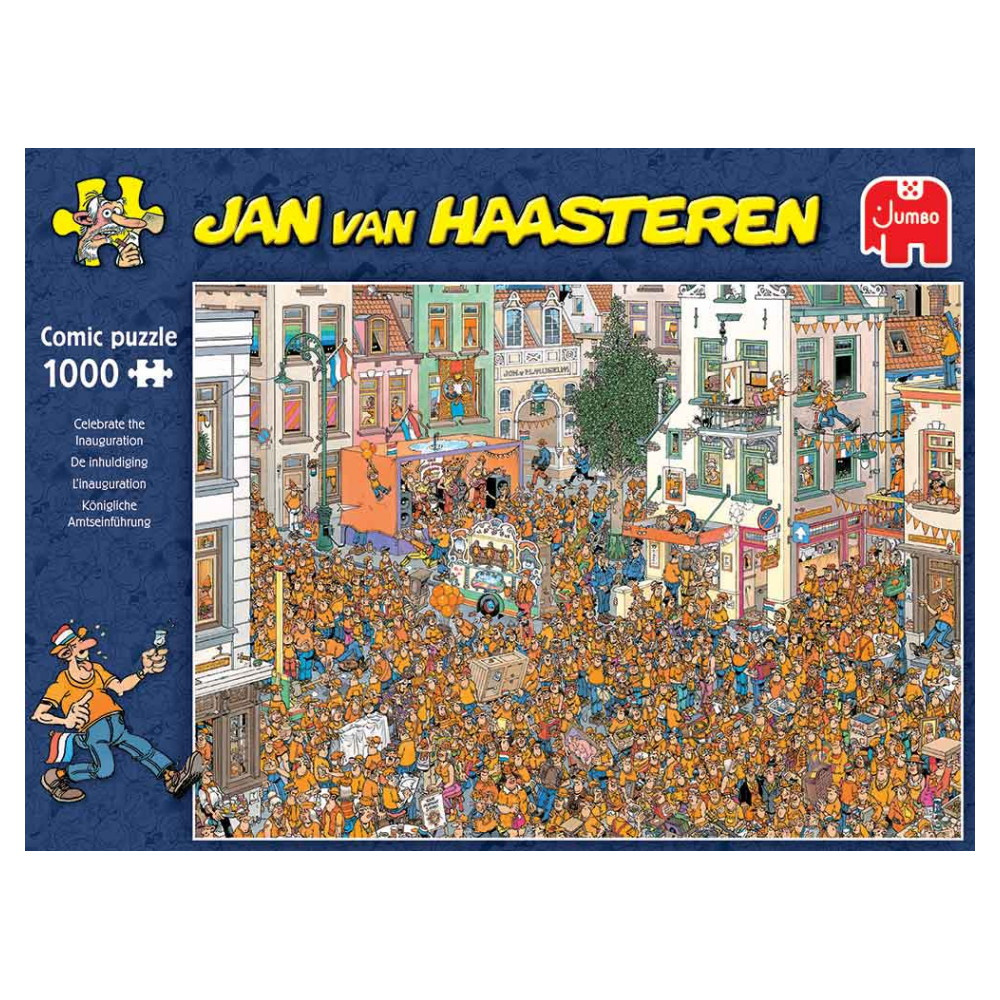 Jan van Haasteren - Celebrate the Inauguration 1000 Brikker