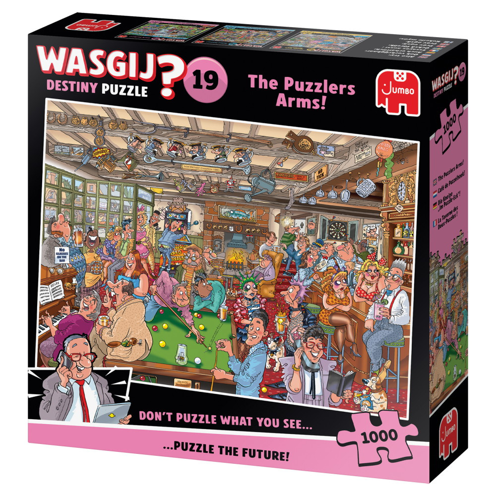 Wasgij? Destiny #19 - The Puzzlers Arms 1000 Brikker