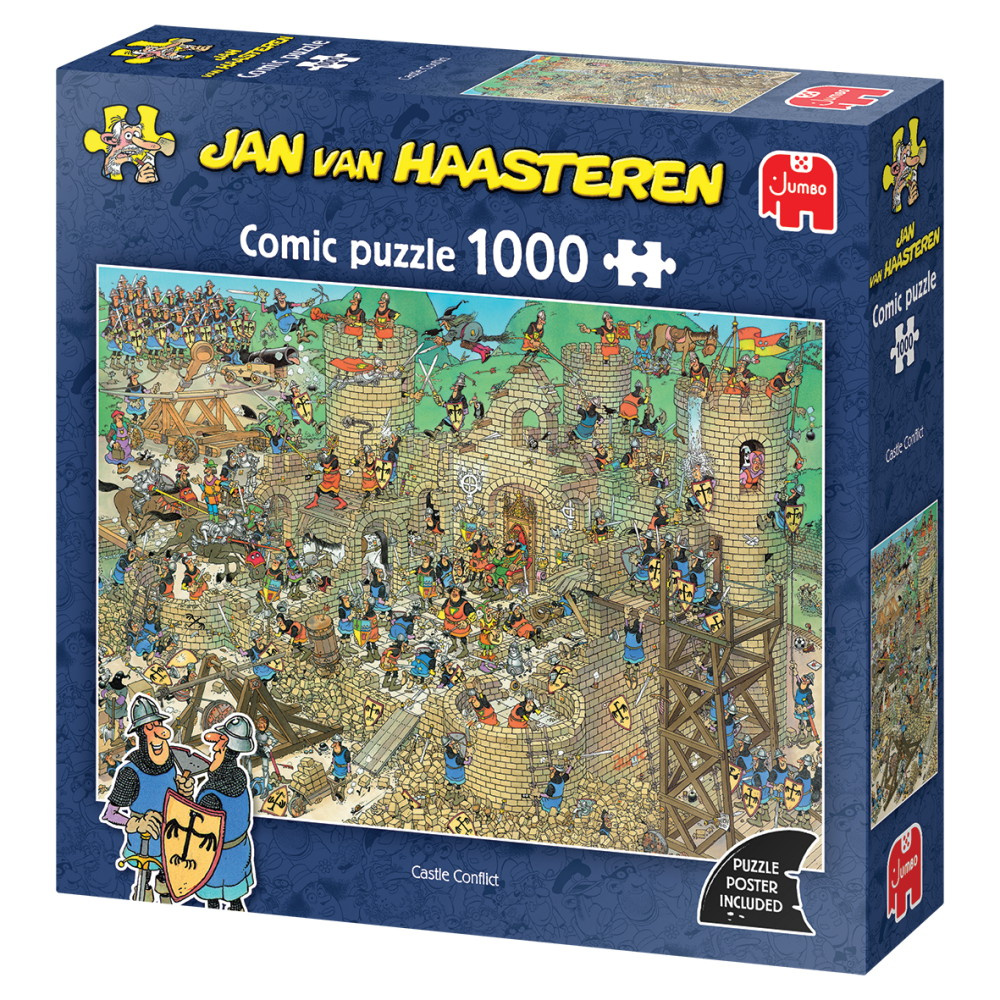 Jan van Haasteren - Castle Conflict 1000 Brikker
