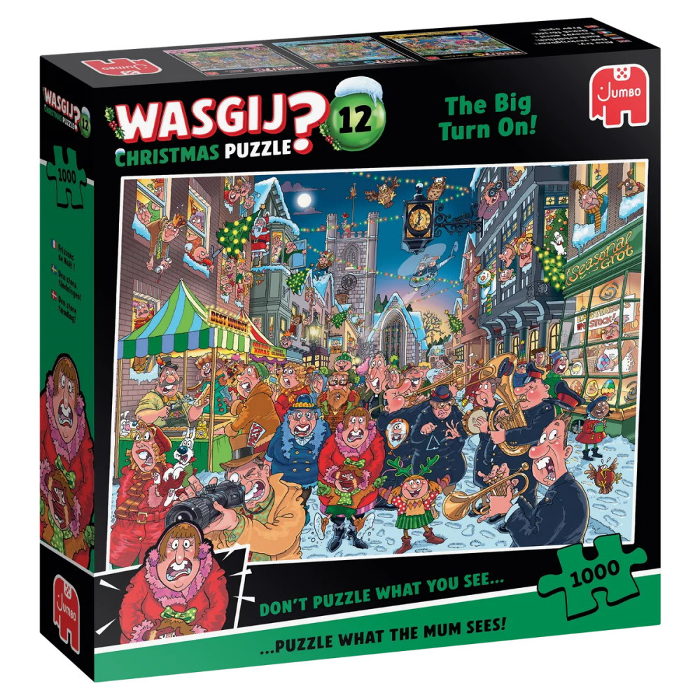 Wasgij? Christmas #12 - The Big Turn On! 1000 Brikker