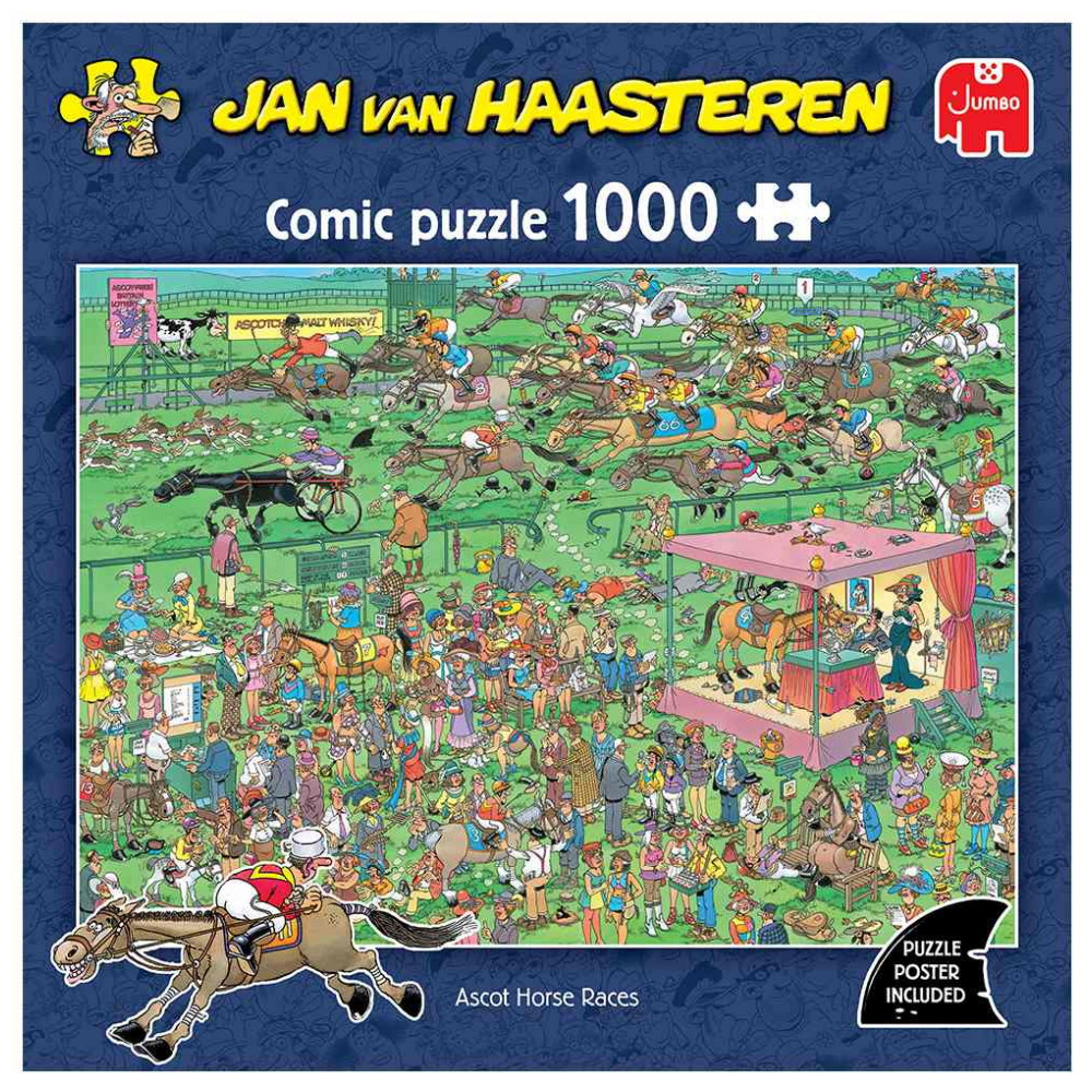 Jan van Haasteren Ascot Horse Races 1000 Brikker