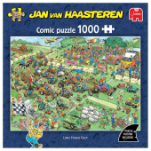 Jan van Haasteren Puslespil: Grasmaaierrace 1000 Brikker Jan van Haasteren Puslespil: Grasmaaierrace 1000 Brikker