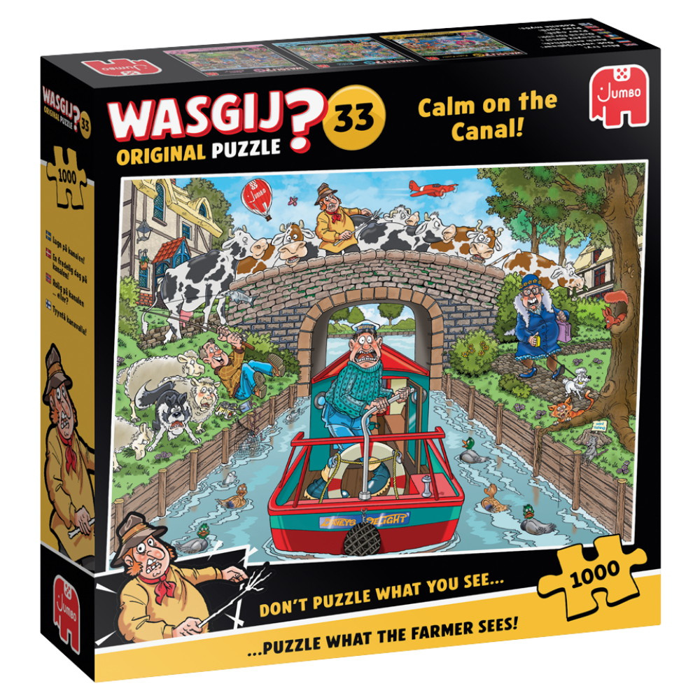 Wasgij? Original #33 Calm on the Canal 1000 Brikker