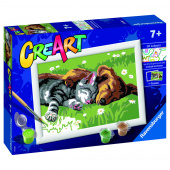 CreArt - Sovende katte og hunde