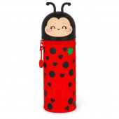 Penneetui af silikone - Ladybug Penneetui af silikone - Ladybug