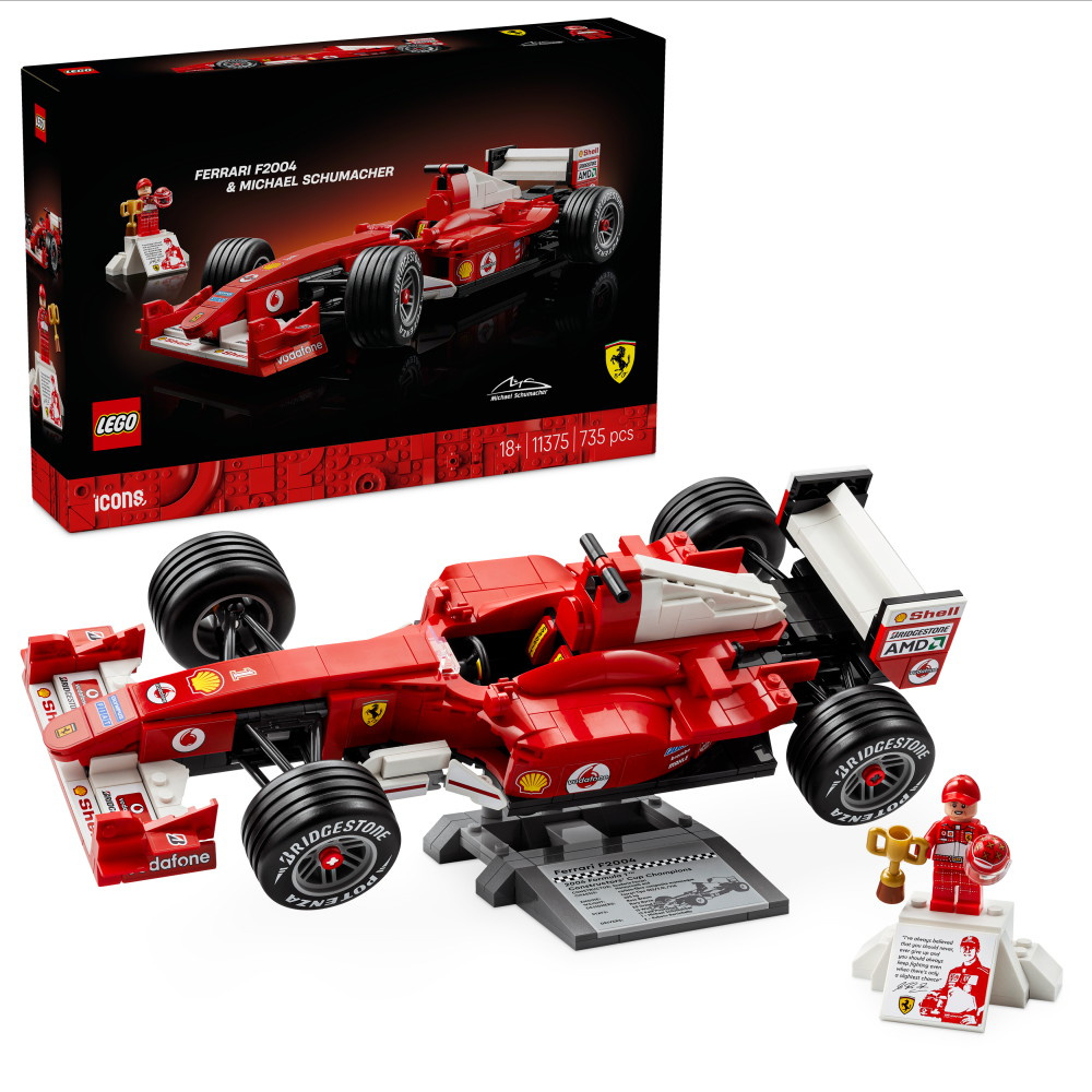 LEGO Ferrari F2004 & Michael Schumacher