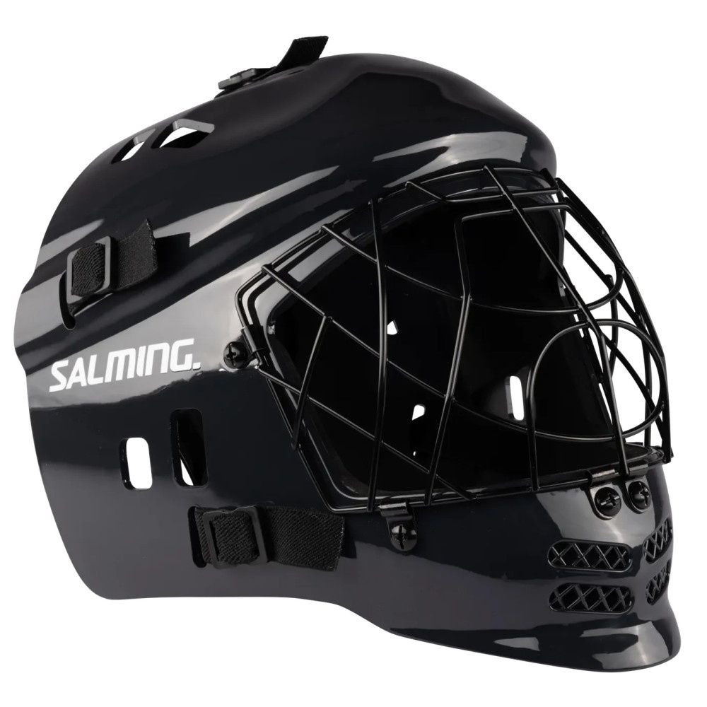 Salming Junior Målmandshjelm, Sort