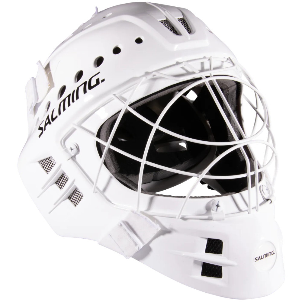 Salming Phoenix Elite Målmandshjelm, Hvid