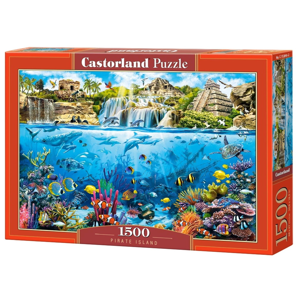 Castorland - Pirate Island 1500 Brikker