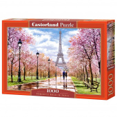 Castorland - Romantic Walk in Paris 1000 Brikker