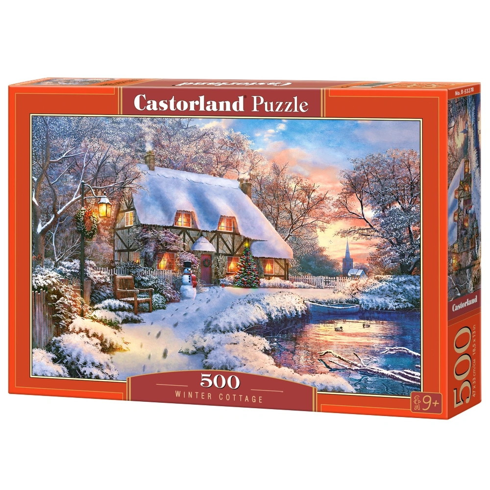 Castorland - Winter Cottage 500 Brikker