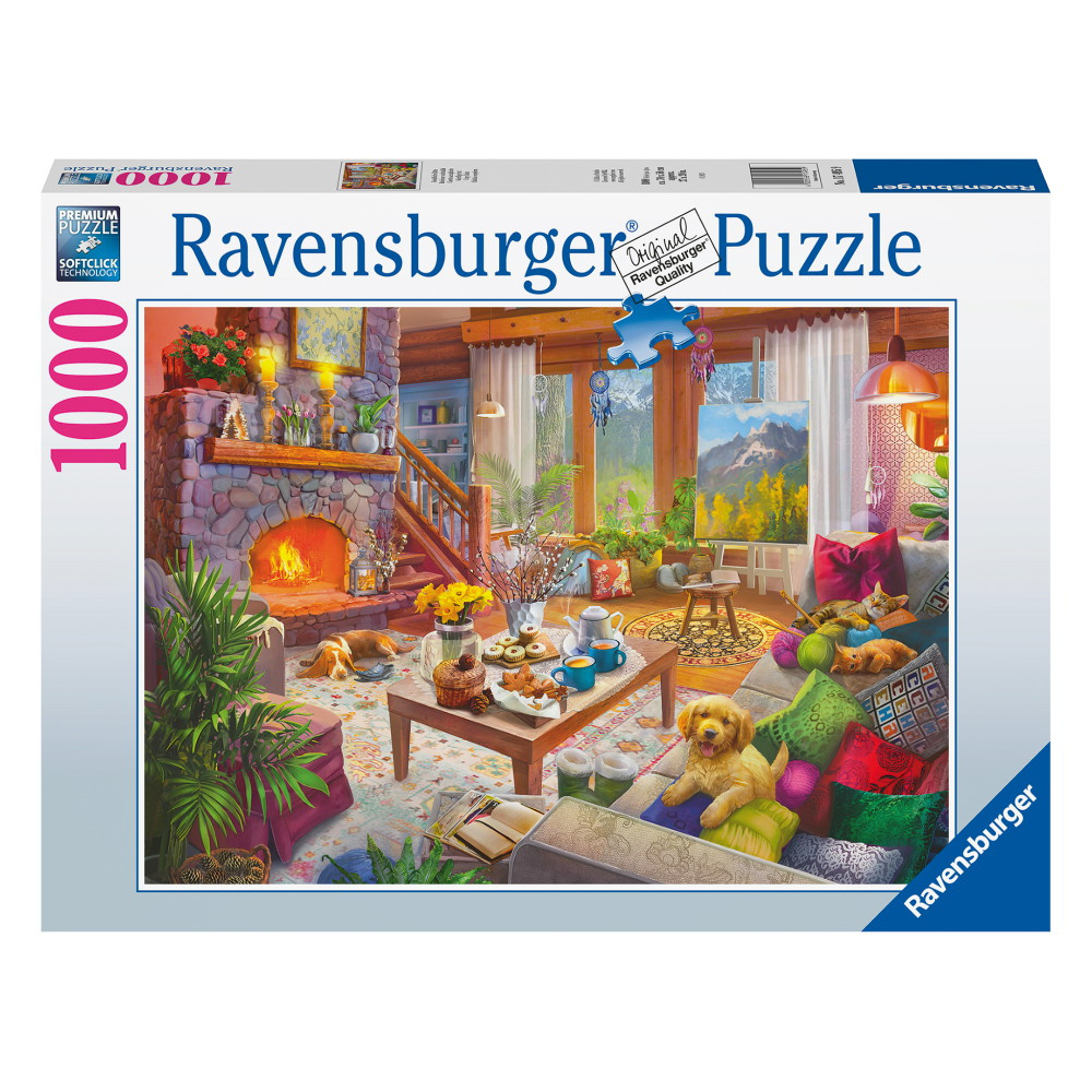 Ravensburger: Hyggelig hytte 1000 Brikker