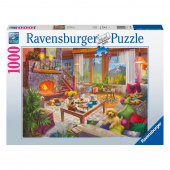 Ravensburger: Hyggelig hytte 1000 Brikker Ravensburger: Hyggelig hytte 1000 Brikker