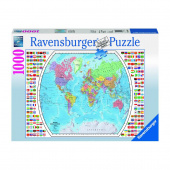 Ravensburger: Political World Map 1000 brikker Ravensburger: Political World Map 1000 brikker