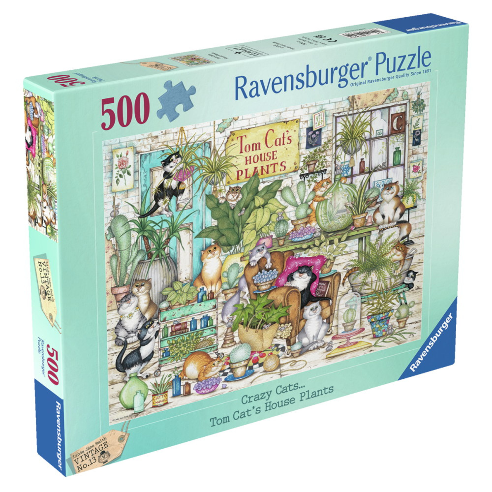 Ravensburger - Tom Cat's House Plant 500 Brikker