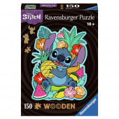 Ravensburger -  Wooden Disney Stitch 150 Brikker Ravensburger -  Wooden Disney Stitch 150 Brikker