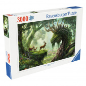 Ravensburger The Forest Dragon awakes 3000 Brikker Ravensburger The Forest Dragon awakes 3000 Brikker