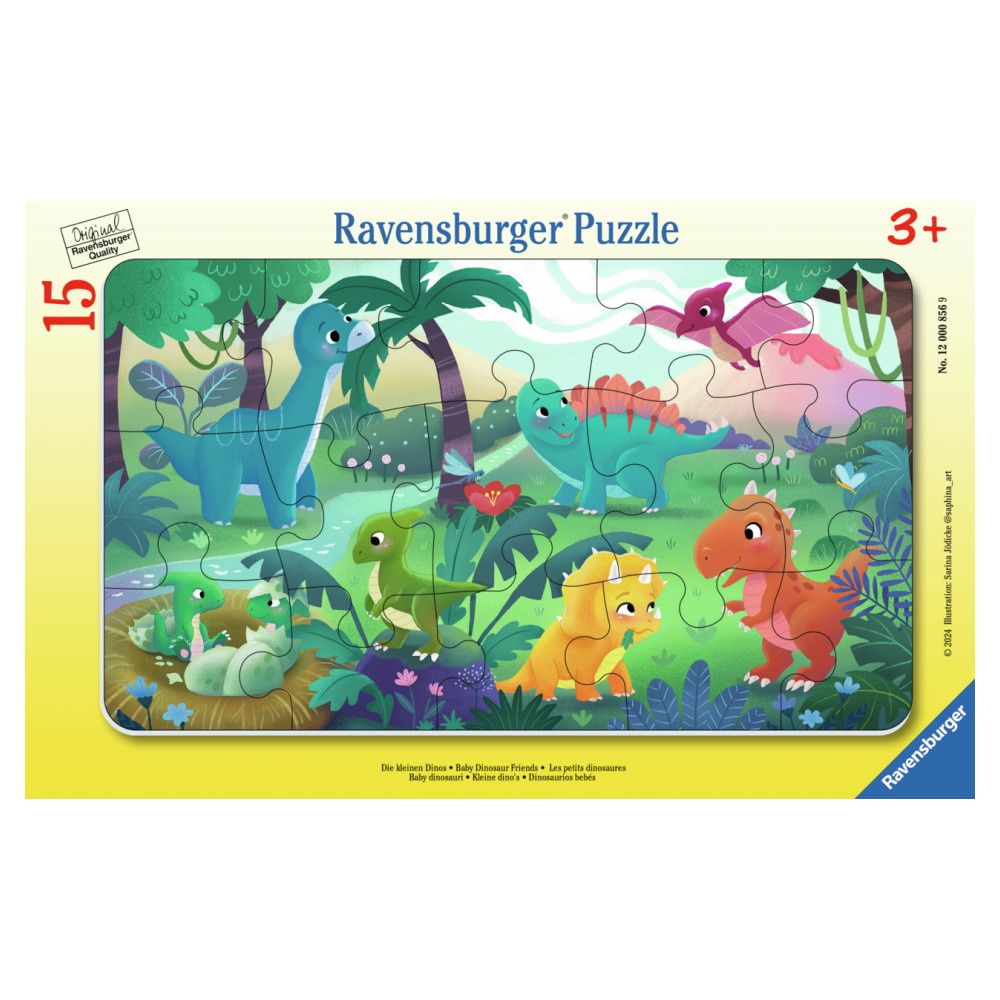 Ravensburger: Baby Dinosaur venner 15 Brikker