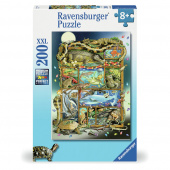 Ravensburger: Fish And Reptile Menagerie 200 XXL Brikker