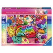 Ravensburger: Vintage Knitting & Crochet 1000 Brikker Ravensburger: Vintage Knitting & Crochet 1000 Brikker