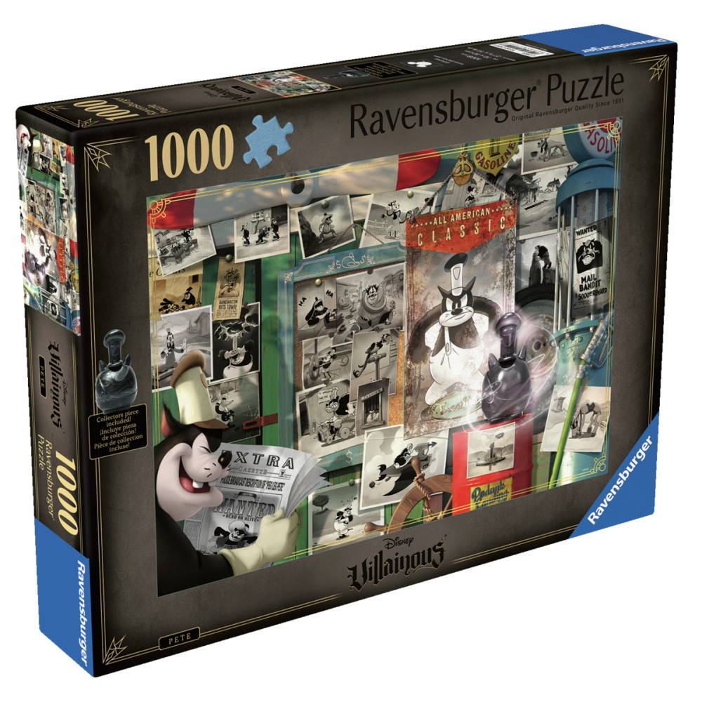 Ravensburger pussel: Villainous - Pete 1000 Brikker