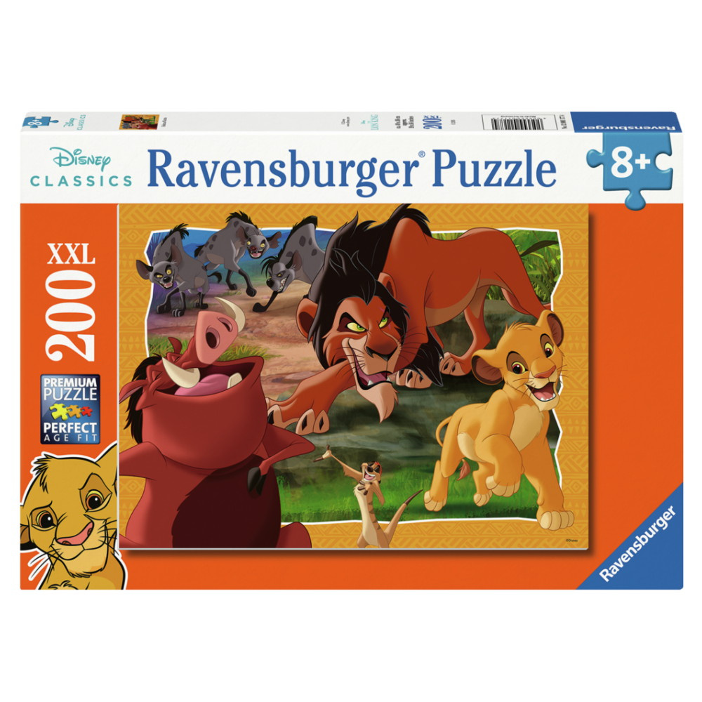 Ravensburger: Lion King 200 XXL Brikker