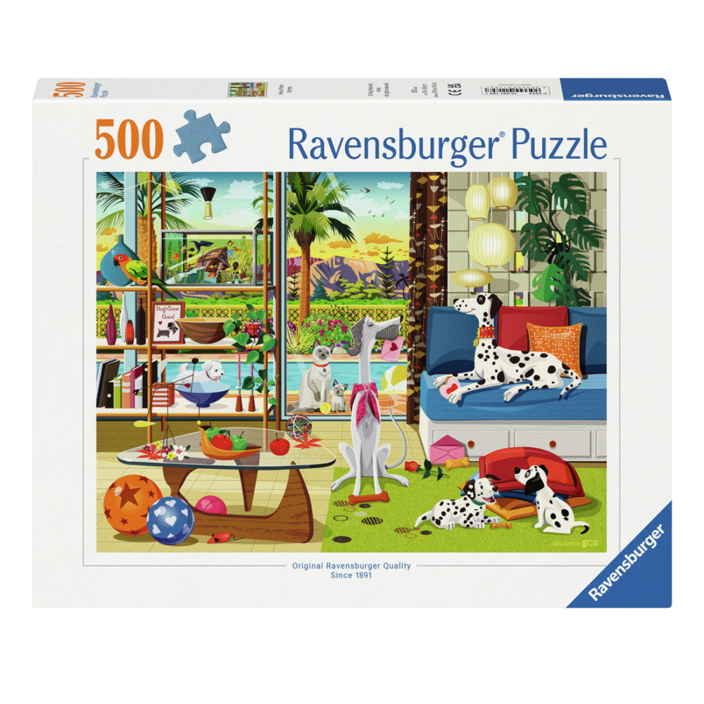 Ravensburger: Pets of Palm Springs 500 Brikker
