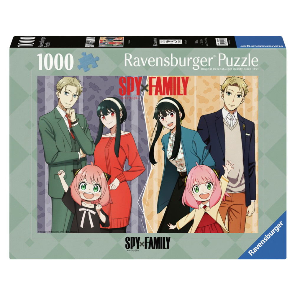 Ravensburger: Spy X Family 1000 Brikker