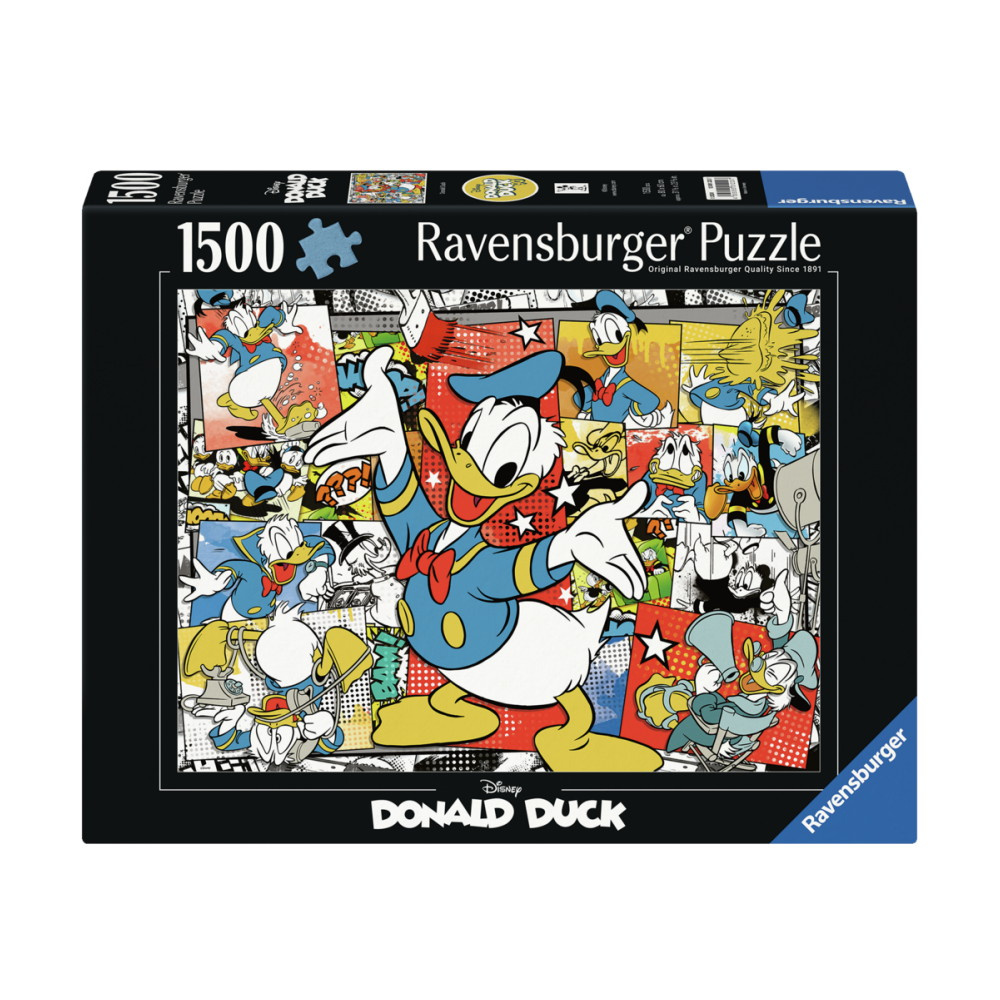 Ravensburger Puslespil: Disney - Donald Duck 1500 brikker