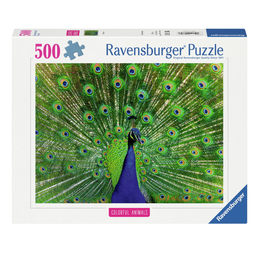 Ravensburger: Peacock 500 Brikker
