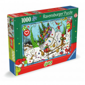 Ravensburger Pussel: Merry Grinchmas 1000pcs Ravensburger Pussel: Merry Grinchmas 1000pcs