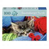 Ravensburger: Wool Cat 100 XL Brikker Ravensburger: Wool Cat 100 XL Brikker