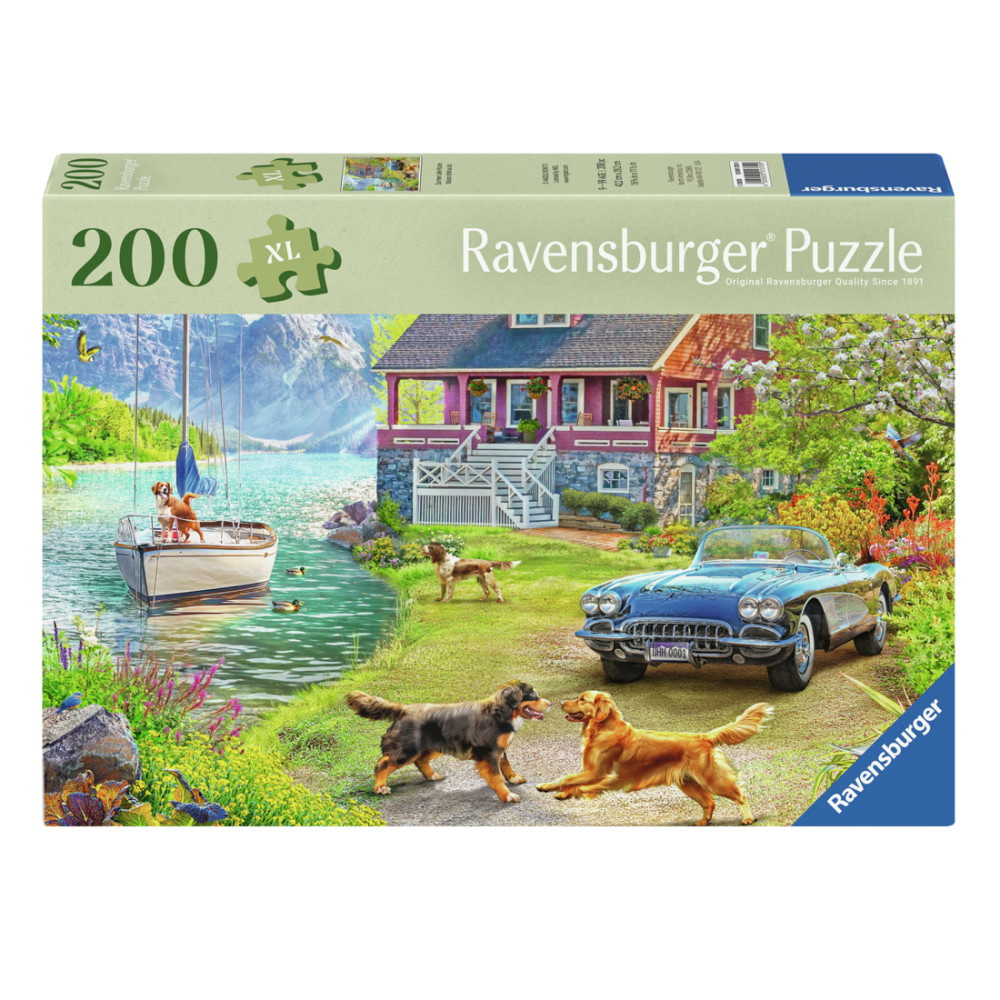 Ravensburger: Summer Lake House 200 XL Brikker