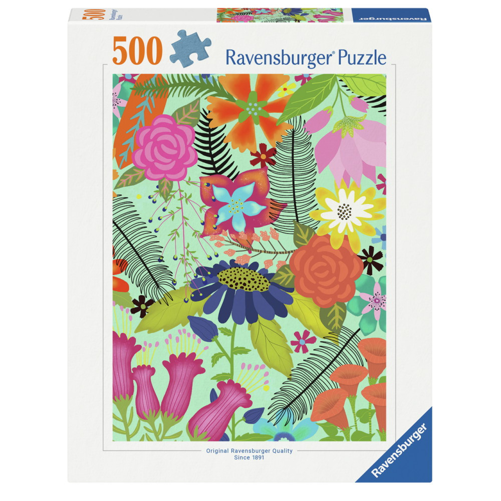 Ravensburger: Flower Jungle 500 Brikker