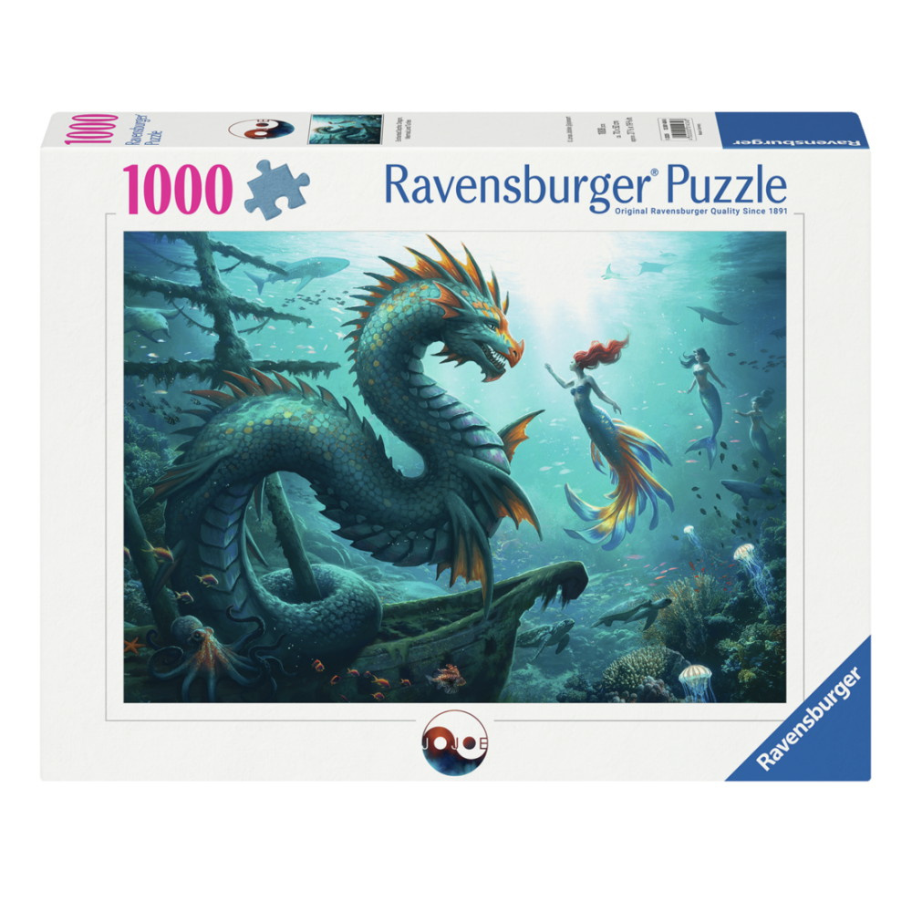 Ravensburger: Enchanted Depths Dragon Mermaid 1000 Brikker