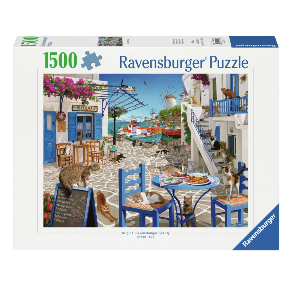Ravensburger: Cats Of Mykonos 1500 Brikker