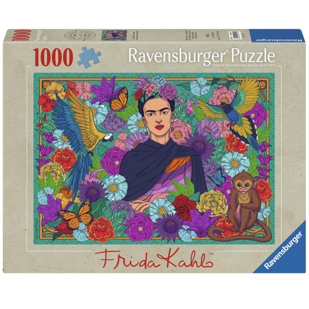 Ravensburger: Parrot, Monkey and Blooms 1000 Brikker