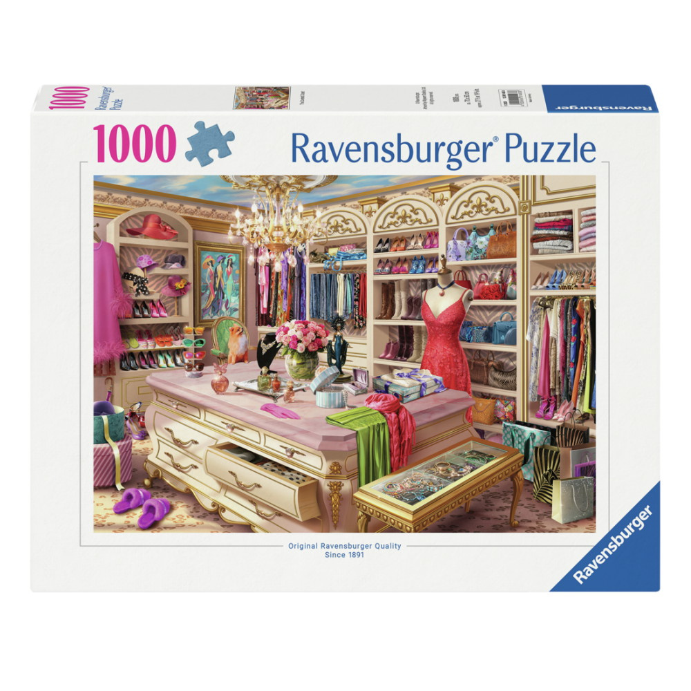 Ravensburger: The Coveted Closet 1000 Brikker