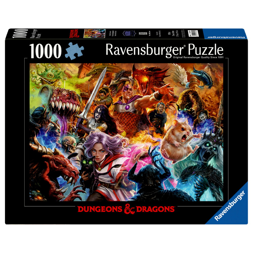 Ravensburger: Dungeons & Dragons Critical Encounters 1000 Brikker