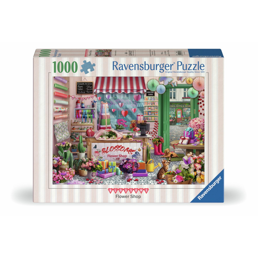 Ravensburger: Blossoms Flower Shop 1000 Brikker
