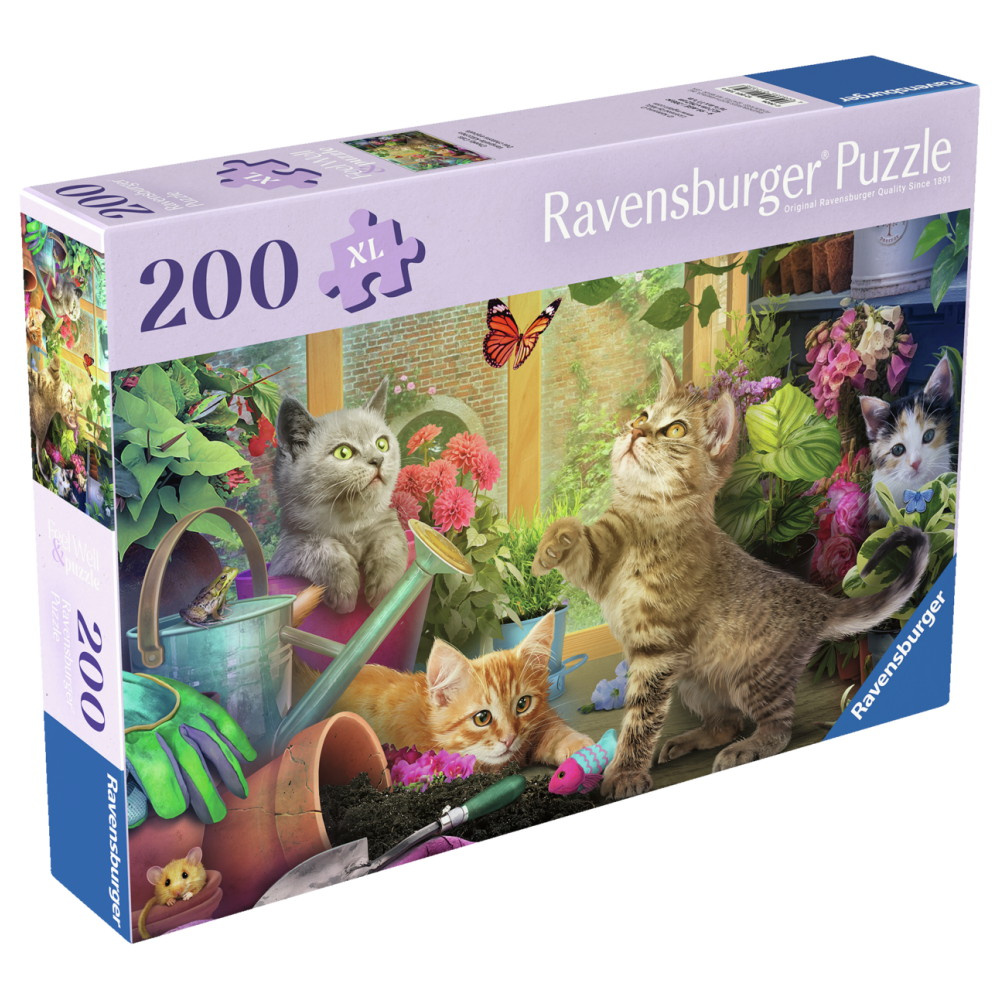 Ravensburger: Cheeky Cats 208 XL Brikker