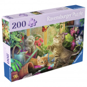 Ravensburger: Cheeky Cats 208 XL Brikker Ravensburger: Cheeky Cats 208 XL Brikker