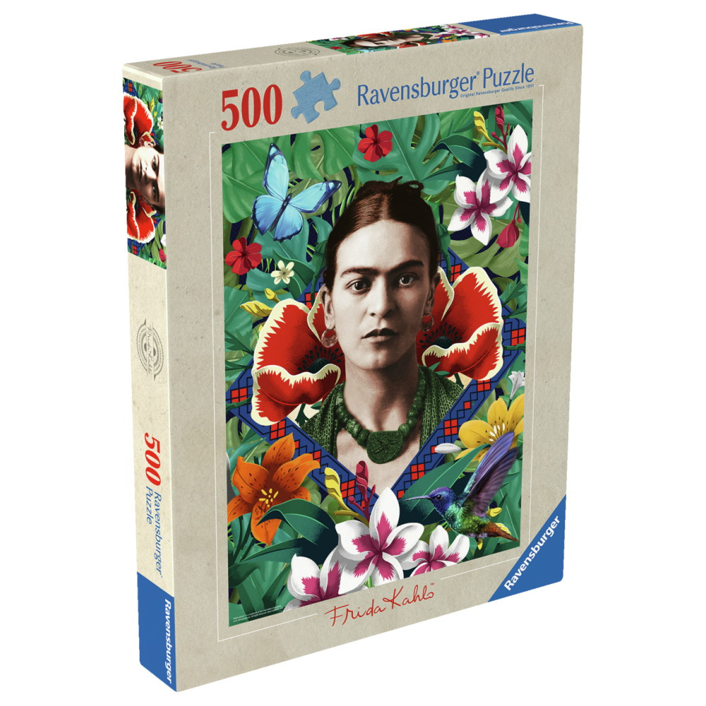 Ravensburger: Frida Kahlo, Blooming Fantasy 500 Brikker