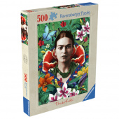 Ravensburger: Frida Kahlo, Blooming Fantasy 500 Brikker Ravensburger: Frida Kahlo, Blooming Fantasy 500 Brikker